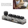 EIMSOAH Mini 4 Key Mechanical Gaming Keypad, Programmable USB BT