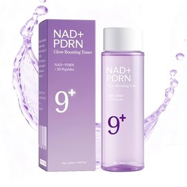 NAD+PDRN Glow Brightening Toner | Tónico iluminador No.9 | Piel reafirmante, antiarrugas, hidratante calmante | Productos reafirmantes para el cuidado