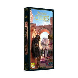 Asmodee 7 Wonders Cities Board Game EXPANSION - Forge Alliances and Expand Your Influence, Civilization Strategy Game for Kids and Adults, Ages 10+, 3-7 Players, 40 Min Playtime