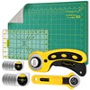 Magicfly Rotary Cutter Set, 45mm and 28mm Fabric Cutters Kit