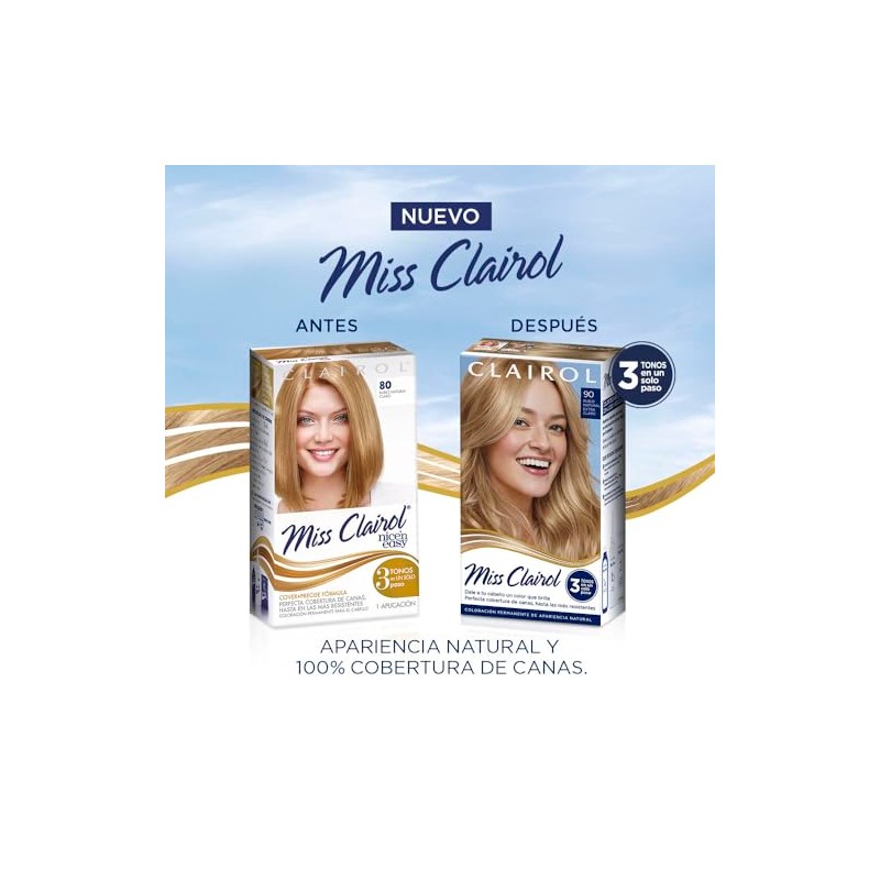 Miss Clairol Tinte Permanente 90 Rubio Natural Extra Claro