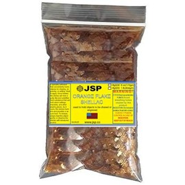 Orange Flake Shellac 1 Pound (456grams