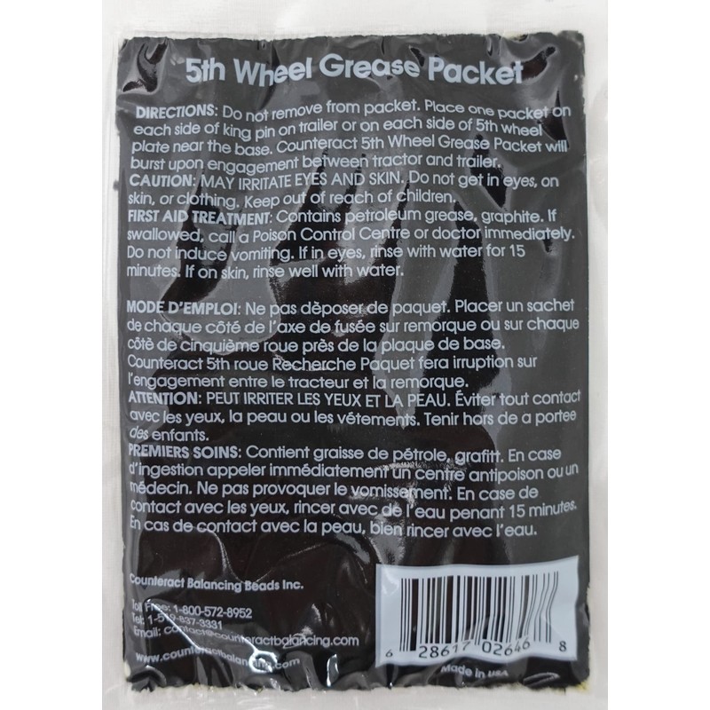 Counteract Premium 5th Wheel Grease (CBB-5WG2oz)