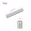 sourcing map 20 Pack M8 x 50mm Fully Threaded Rod