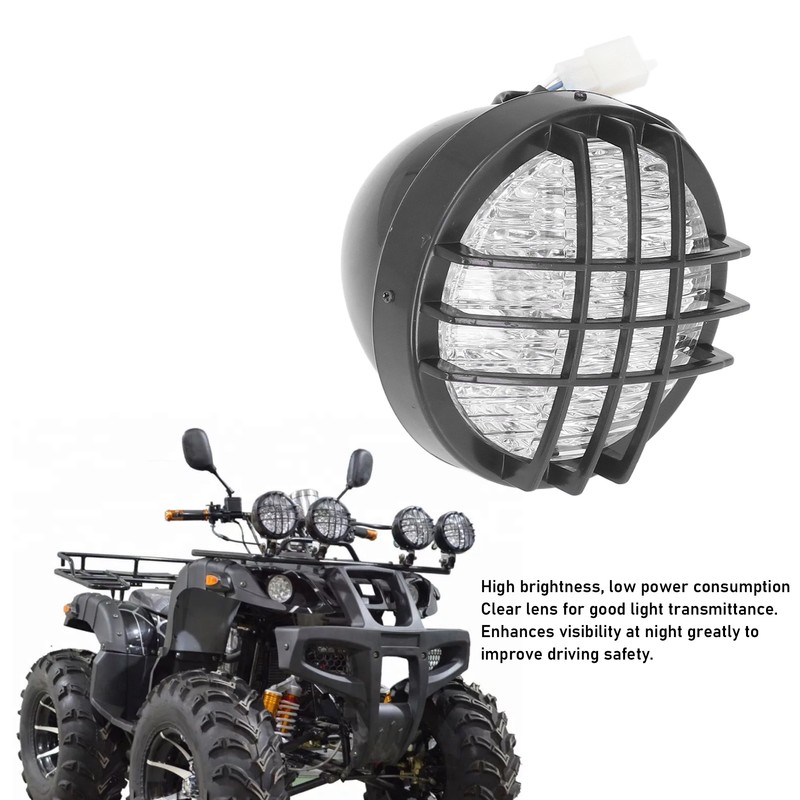 12V 8W LED Front Headlight for 50cc 110cc 125cc 150cc
