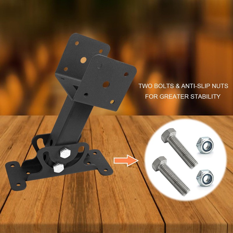 3PCS Roof Riser Brackets Kit - Adjustable Pergola Beam Brackets