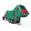 Bruder Mack Granite Garbage Truck (Ruby red-Green)