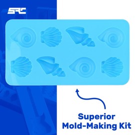 SPRESIN Cast-a-Mold 30TF RTV Liquid Silicone Epoxy Resin, 16 Oz, 2-Part, Jewelry and Soap Molds Making and Casting Kit, Ideal for Polyurethane, Polyester, Cement, Soap, Wax, and Plaster Molding