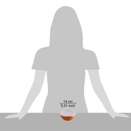 Omada Design Set of 3 Salad Bowls with Lids (0.5 L - 1.5 L - 3.5 L) White Interior and Colourful Exterior Microban Antibacterial Line Sanaliving