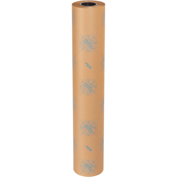 Aviditi VCI Paper Roll, 30#, 36" x 200 yds., Kraft, 1 Roll, Protection for Ferrous Metal Parts, Protective Paper for Packaging, Made in The USA