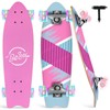 BELEEV Cruiser Skateboards for Beginners, 27 x 8 inch Complete