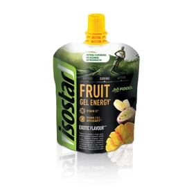 Isostar Actifood Exotic - Energie-Gel-Quelle für Kohlenhydrate und Vitamine – Energieversorgung (90g)