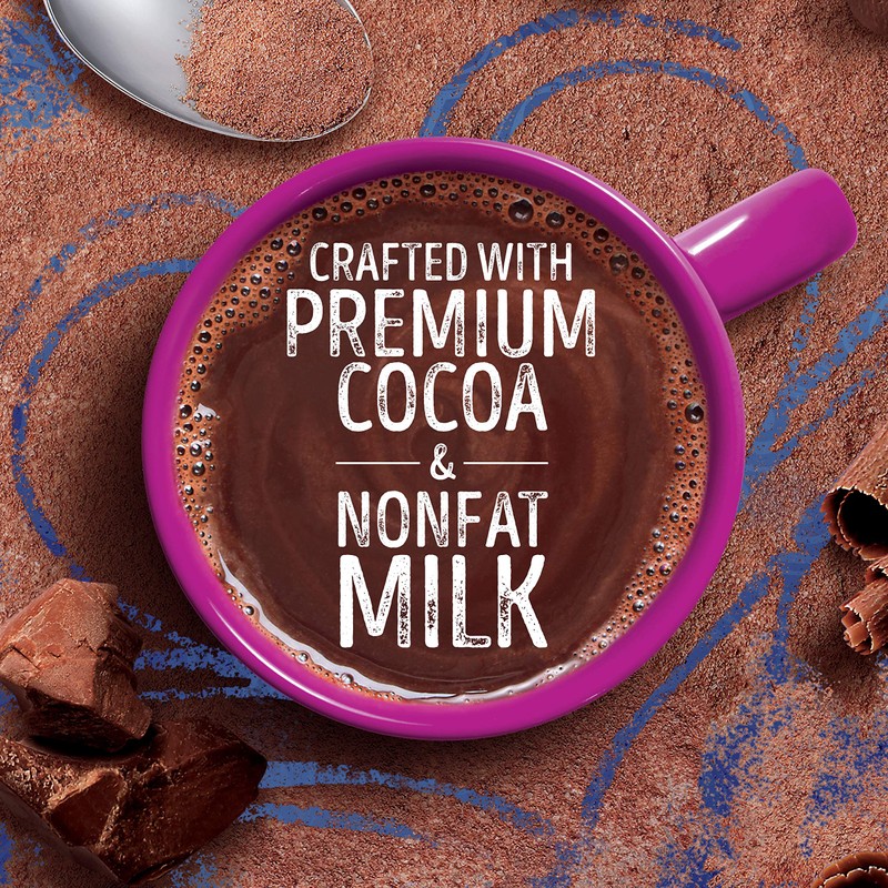 Swiss Miss Dark Chocolate Flavored Hot Cocoa Mix, Hot Cocoa