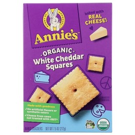 Annies Homegrown Organic Baked White Cheddar Squares,, 11 Oz (2)
