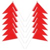 Pack of 12 Mini Flags Red Small Flag on Sticks