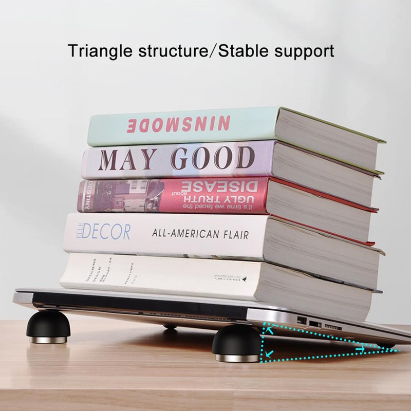 Laptop Stand Mushroom Shaped Laptop Holder Foldable Mini Notebook Stand
