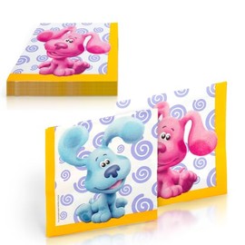 Procos Blue’s Clues Three-Ply Paper Napkins – 13 x 13 in FSC-Certified Disposable Napkins