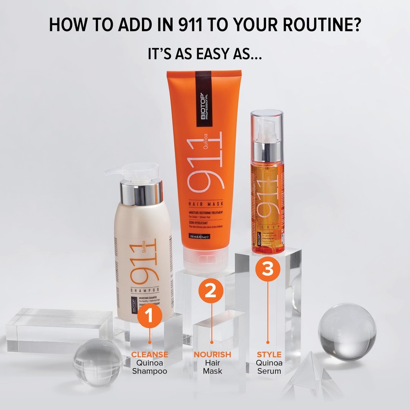 Biotop Professional 911 Quinoa Hair Repair Oil - Heat Protectant