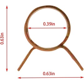 PRO BAT Fuel Gas Line Hose Tube Oil Gas Line Petrol Hose 5mm/0.2'' for ATV Dirt Bike Go Kart Moped Pocket Bike Most of Chinese Scooter with Hose Clamps Fuel Filter，59'' Pink