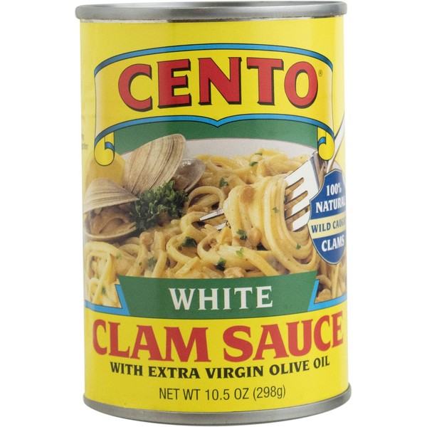 Cento White Clam Sauce, 10.5 Ounce Cans (Pack of 12)