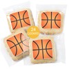 Basketball Cookies Individually Wrapped Party Favors 24 Pack Bulk Sports