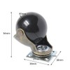 Ele Eleoption Pack of 4 Ball Casters, 360 Degrees, 3.8