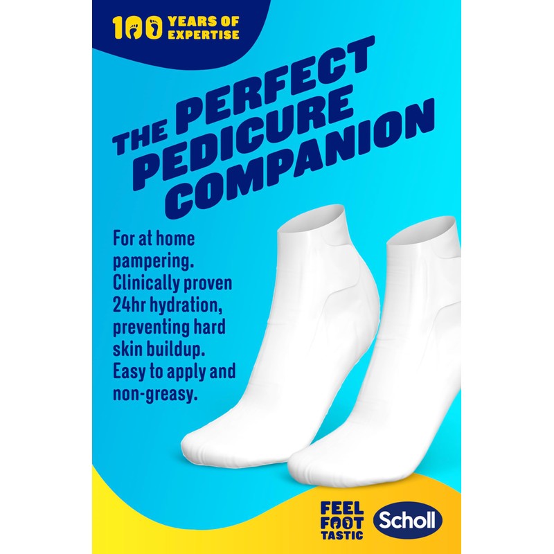 Scholl Dry Skin Footcare PediMask, 1 Pair Foot Sock Mask