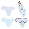 3pcs Baby Swaddle Sleep Sacks Cotton Swaddle Blanket for 0