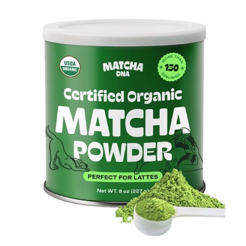 MATCHA DNA Té verde matcha en polvo orgánico certificado (lata