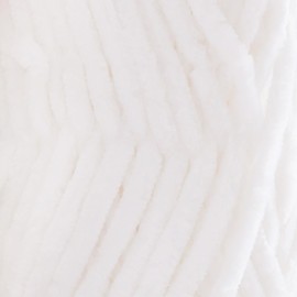 Franel Velvet Yarn Crocheting Fuzzy Yarn, Premier Plush Parfait Chunky Blanket, Velvet Fluffy Chenille Blanket Yarn,Crochet Knitting Soft Thick Plush Lustrous (3, White)