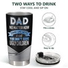 34HD Funny Gifts for Dad, Dad Tumbler with Lid 20