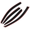 4PCS Side Window Visor Vent Rain Guard Deflector Replacement for