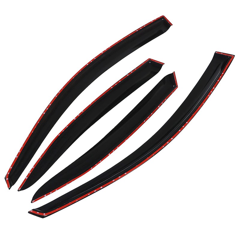4PCS Side Window Visor Vent Rain Guard Deflector Replacement for