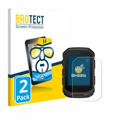 BROTECT (2 Stück Schutzfolie für Garmin Edge MTB Displayschutz Folie Ultra-Klar