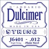 D'Addario J6401 Plain Steel Dulcimer Single String.012