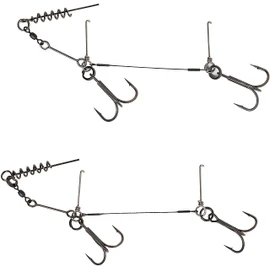 Savage Gear TITANIUM CORKSCREW STINGER - PIKE-PREDATOR FISHING (2/0-23kg - 1 pcs)