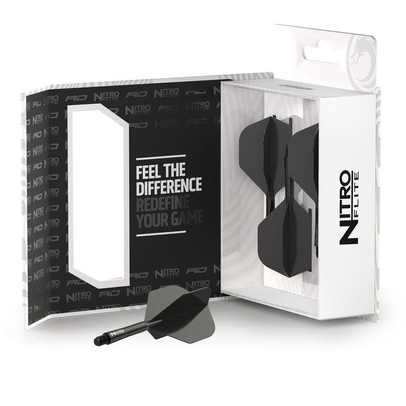 RED DRAGON Darts - Nitro Flite Integrated Flights & Shafts