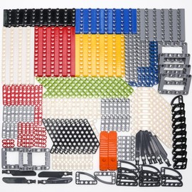 Zylopa 284pcs Technic Beam Set Technic Parts Technic Frame Block Set Rotor Helicopter Minifigure Block Separator Technic Piece (Random Color)