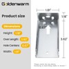 goldenwarm 5 Pairs 10 Packs Rear Mount Brackets for Soft