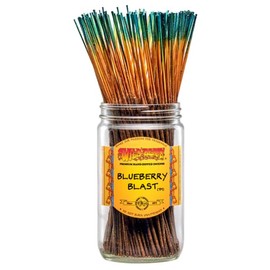 Wild Berry Incense Sticks - Blueberry Blast - Hand Dipped in The USA (100 Count) (Blueberry Blast)