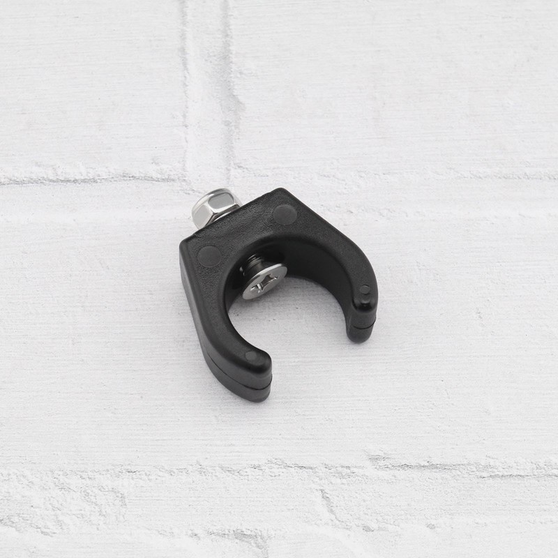YINETTECH 2Pcs Nylon Boat Ladder Clips/Quick Release Spring Clamp/Mounting Canoe