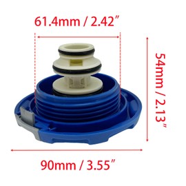 HYNYHT Engine Coolant Reservoir Expansion Tank Cap 4M0121321J Compatible with A4 A5 Q5 Q7 Macan