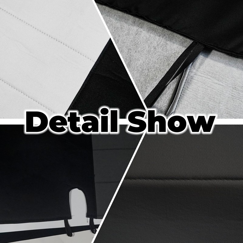 EDIETH Front Bench Seat Covers with Molded Headrests for Ford