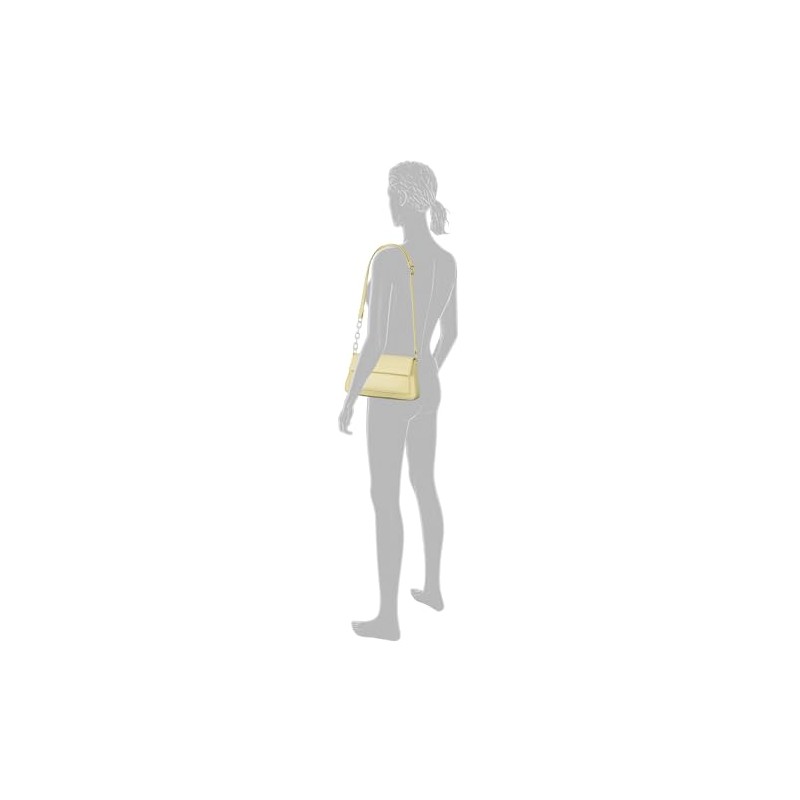 TOM TAILOR Denim Women's Anne Flap Bag, Light yellow, 004086
