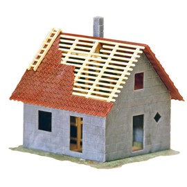 FALLER 130246 - Haus im Bau, 80 x 75 x 65 mm