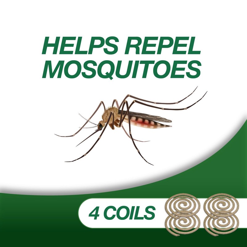 PIC CIT-COIL-4 Mosquito Repellent Citronella Coils,Multi