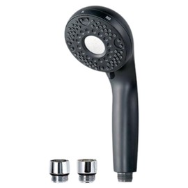 KVK PZS370MB Ultra Fine Bubble Shower Head, Matte Black
