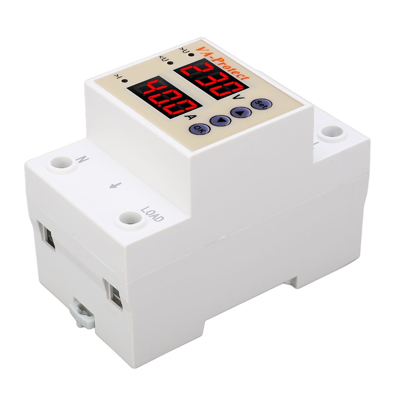 AC220V Over Under Voltage Protector Self Recovery Adjustable Home Leakage