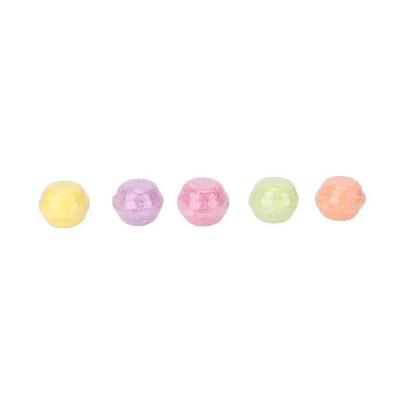 8pcs Bubble Bath Ball Set Different Shapes Fragrance Exfoliating Refreshing