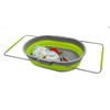 SAMMART 5L Expandable and Collapsible TPE/PP Oval Strainer Over The